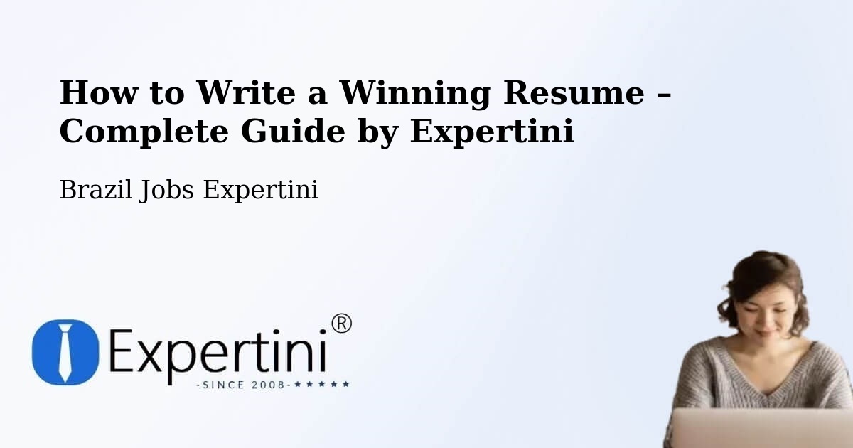 Resume Writing Guide for Job Seekers – Altinho - Altinho, Brazil Jobs Expertini